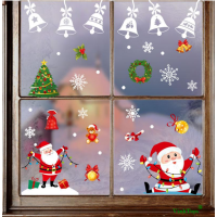 Kerst raamstickers - Set 5